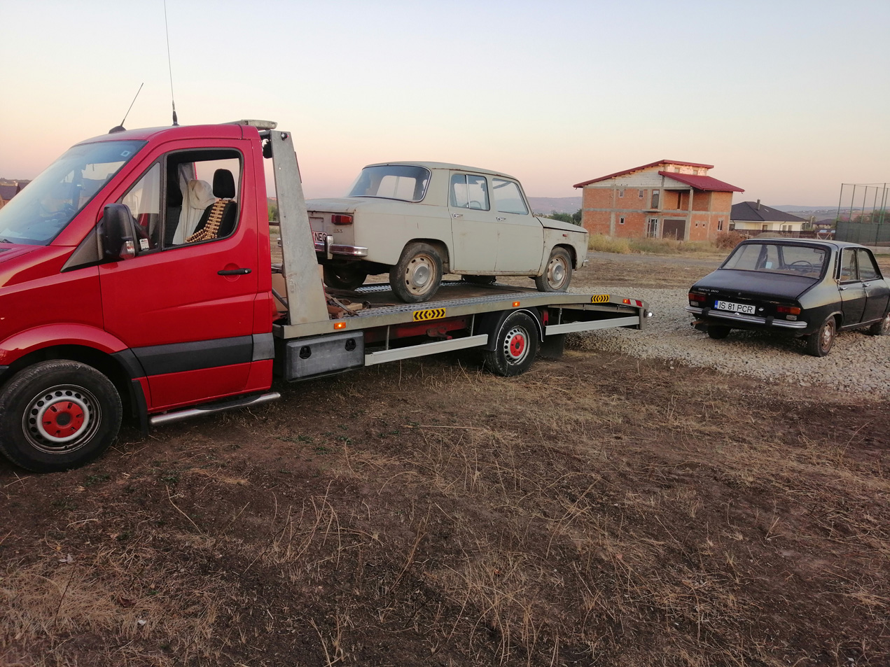 Intervenție asistență rutieră RIA Auto Trans — tractare seară Iași
